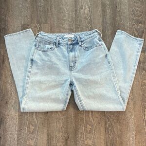 Light Blue Denim Mom Jean